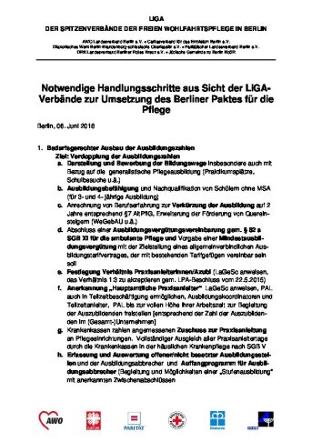 Stellungnahme der Berliner Wohlfahrtsverbände LIGA_Notwendige Handlungsschritte zur Umsetzung des Berliner Paktes für die Pflege.pdf