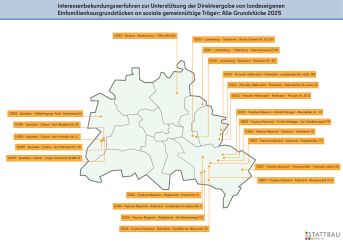 Karte von Berlin mit Übersicht aller Grundstücke 2025